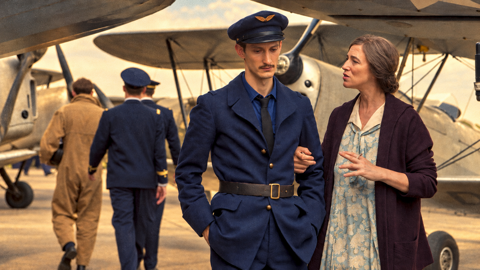 Pierre Niney and Charlotte Gainsbourg in Promise at Dawn